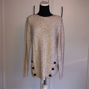 Sweater with detailed buttons